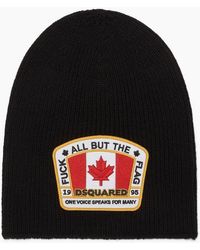 DSquared² - Flag Beanie Hat - Lyst