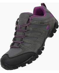 Mountain Warehouse - Ladies Belfour Suede Waterproof Walking Shoes - Lyst