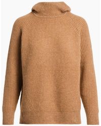 Parajumpers - Tory Camel Knitted Hoodie Comfort Fit - Lyst