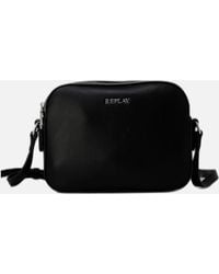 Replay - Plain Shoulder Bag With Zip For - Lyst