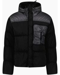 C.P. Company - Eco Chrome R Mixed Goggle Down Jacket - Lyst