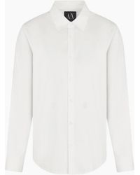 ARMANI EXCHANGE - Classic Slim Fit Shirt - Lyst