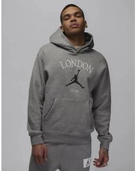 Nike - Jordan London Hoodie Charcoal - Lyst