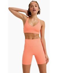 Roxy - Heart Into It Biker Running Shorts - Lyst