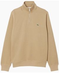 Lacoste - Sh1927 Quarter Zip Sweatshirt - Lyst
