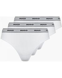 BOSS - 3-Pack Classic Logo Thongs - Lyst
