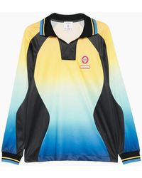 CASABLANCA - Gradient Effect T Shirt Full Sleeve Football Top - Lyst