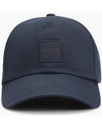 BOSS - Boss Derrel Logo Patch Cap Dark - Lyst
