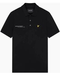 Lyle & Scott - Lyle & Scott Co-Ordinate Print Logo Short Sleeved Polo Shirt - Lyst