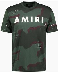 Amiri - Army Logo Tee Camo - Lyst