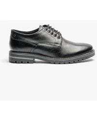 Base London - London Halsey Waxy Formal Lace Up Shoes - Lyst
