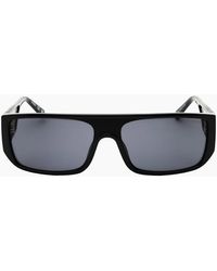Guess - Smoke Lens Shiny Frame Sunglasses - Lyst