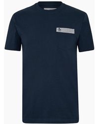 Original Penguin - Regular Fit Crew Neck T-Shirt With Chest Pocket - Lyst