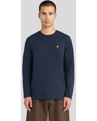 Lyle & Scott - Boxy Long Sleeve Cotton T-Shirt - Lyst