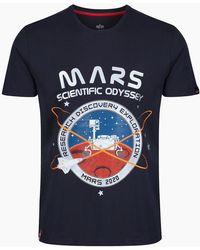 Alpha Industries - Limited Edition Mission To Mars Reflective T-Shirt - Lyst