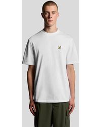 Lyle & Scott - Oversized Cotton Crew Neck T-Shirt - Lyst