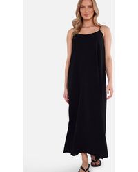 Gini London - Strappy Cross Back Airflow Oversized Dress - Lyst
