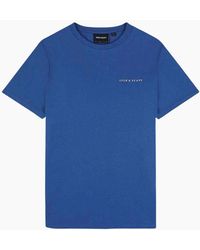Lyle & Scott - Lyle & Scott Embroidered Logo Spring T Shirt - Lyst