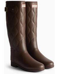HUNTER - Originals Refined Tall Rubber Bolt Wellington Boots - Lyst