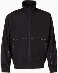 Versace - Piping Logo Windbreaker Jacket - Lyst