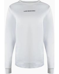 Love Moschino - Small Logo Sweatshirt - Lyst