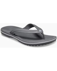 Crocs™ - Crocband Thermoplastic Slate/Smoke Flip Flops - Lyst