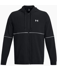 Under Armour - Baseline Solid Patterned Hooded Jacket - Lyst
