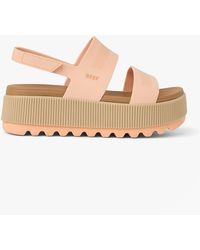 Reef - Water Vista Higher Platform Sandals Bellini/Tan - Lyst