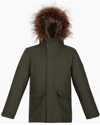 Regatta - Tynley Solid Patterned Hooded Parka Jacket - Lyst