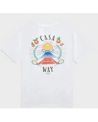 CASABLANCA - Casa Way Mountain Printed T-Shirt - Lyst
