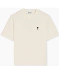Ami Paris - Ami 'Ami De Coeur' Et Imprime Place Des Victoires Au Dos T-Shirt - Lyst