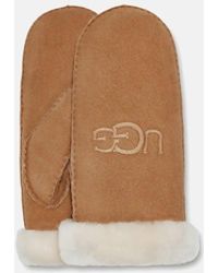 UGG - Sheepskin Embroider Mitten - Lyst