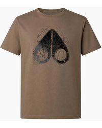 Moose Knuckles - Icebreak Graphic Logo Ashen T-Shirt - Lyst