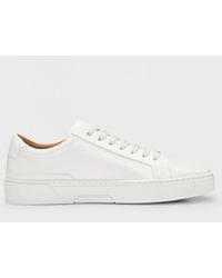 BOSS - Boss Gary Tenn Leather Low-Top Trainers With Branded Lace Loop Nos - Lyst