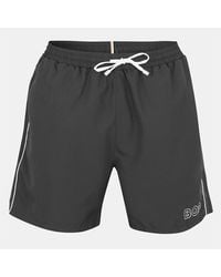 BOSS - Solid Patterned Starfish Swim Short - Lyst