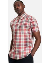 Ben Sherman - Irregular Check Short Sleeve Shirt - Lyst
