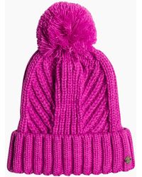 Roxy - Cosy Sundown Knitted Bobble Hat - Lyst