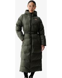 HUNTER - Hutchison Pu Coated Long Puffer Jacket - Lyst