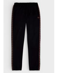 Fred Perry - Contrast Taped Track Pants - Lyst