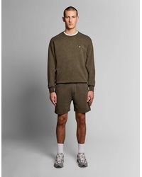 Lyle & Scott - Heavy Wash Cotton Sweat Shorts - Lyst