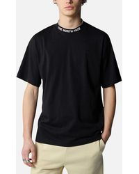 The North Face - T Shirts Zumu Short Sleeve Cotton Crew Neck Casual Tnf Tops - Lyst