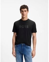 BOSS - Boss Te Logo Regular-Fit T-Shirt - Lyst