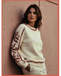 Nooki Design - Catalina Embroidered Sweater - Lyst