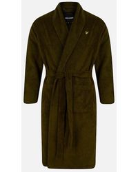 Lyle & Scott - Towelling Dressing Gown - Lyst