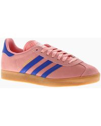 Adidas Originals Gazelle - Adidas Originals Trainers Gazelle Leather Lace Up Semi Spark Uk Size - Lyst