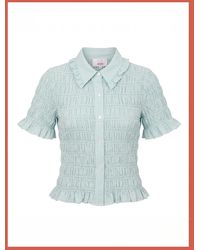 Nooki Design - Astrid Gingham Blouse - Lyst