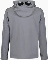 C.P. Company - Smoked Pearl C.P. Shell-R Double Pocket Goggle Jacket - Lyst