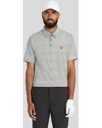 Lyle & Scott - Microstripe Technical Polo Shirt - Lyst