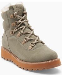 Roxy - Bradie Thermal Insulated Leather Snow Boots - Lyst