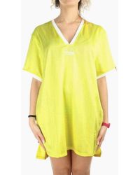 Ellesse - Alicia Sgb068 Long T-Shirt Deep V Neck Sports Tops Summer Dress - Lyst